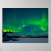 Noordelijke lammeren (Aurora borealis) Poster (Voorkant)