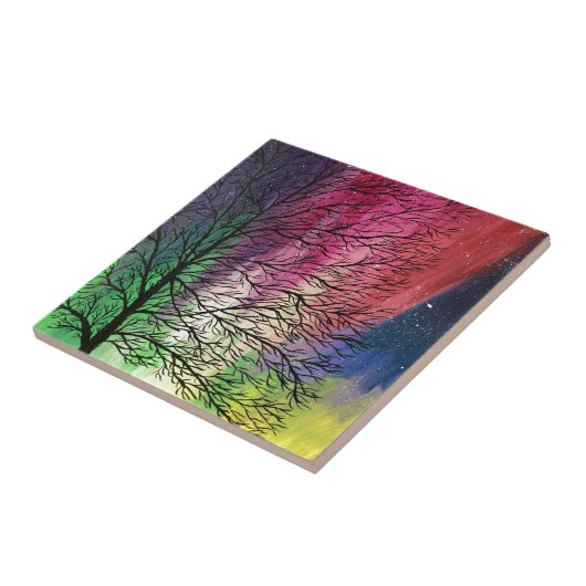 Noordelijke lammeren, Aurora Borealis Tegeltje (Zijkant)