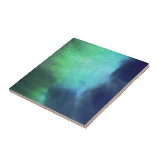 Noordelijke lammeren / Aurora Borealis Tegeltje (Zijkant)