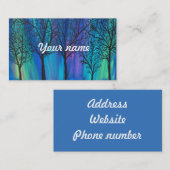 Noordelijke lammeren, Aurora Borealis Visitekaartje (Voorkant / Achterkant)