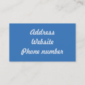 Noordelijke lammeren, Aurora Borealis Visitekaartje (Achterkant)