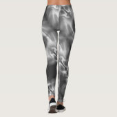 Noordelijke lampjes zwart-wit - Leggings (Achterkant)