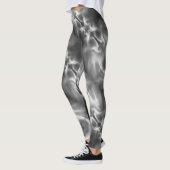 Noordelijke lampjes zwart-wit - Leggings (Links)