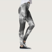 Noordelijke lampjes zwart-wit - Leggings (Rechts)