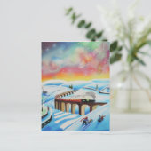 Noordelijke lampverf briefkaart (Staand voorkant)