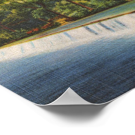 Noordelijke Lezing PA Dam Schuylkill Poster (Hoek)