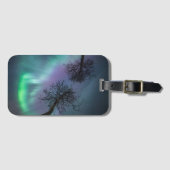 Noordelijke lichtbomen bagagelabel (Voorkant (horizontaal))