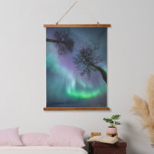 Noordelijke lichtbomen hangend wandkleed (Slaapkamer)