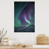 Noordelijke Lichte Bergen Poster (Keuken)