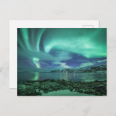 Noordelijke lichten aankondigingskaart (Voorkant / Achterkant)