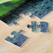 Noordelijke Lichten Aurora Borealis Abisko Zweden Legpuzzel (Zijkant)