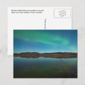 Noordelijke lichten (Aurora borealis) Briefkaart (Voorkant / Achterkant)