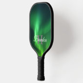 Noordelijke lichten Aurora Borealis Monogram Aange Pickleball Paddle (Links)