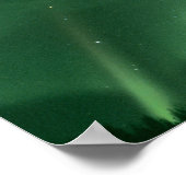 Noordelijke lichten, Aurora borealis, over de gron Poster (Hoek)