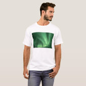 Noordelijke lichten, Aurora borealis, over de gron T-shirt (Voorkant volledig)