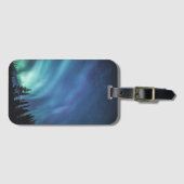Noordelijke lichten bagagelabel (Voorkant (horizontaal))