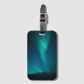 Noordelijke lichten bagagelabel (Voorkant (verticaal))
