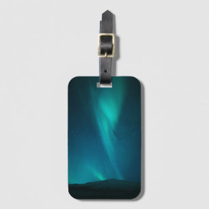 Noordelijke lichten bagagelabel