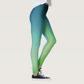 Noordelijke lichten blauwgroen/limoen leggings (Rechts)