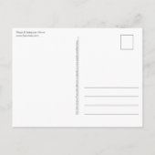 Noordelijke lichten briefkaart (Achterkant)