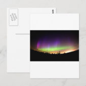 Noordelijke lichten briefkaart (Voorkant / Achterkant)