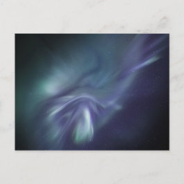 Noordelijke lichten briefkaart