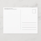 Noordelijke lichten briefkaart (Achterkant)