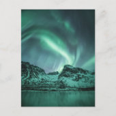 Noordelijke lichten briefkaart (Voorkant)