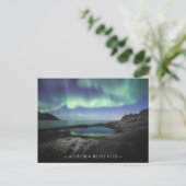 Noordelijke lichten briefkaart (Staand voorkant)