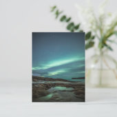 Noordelijke lichten briefkaart (Staand voorkant)