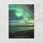 Noordelijke lichten briefkaart (Voorkant)