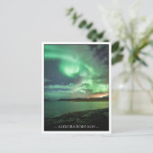 Noordelijke lichten briefkaart (Staand voorkant)