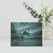 Noordelijke lichten briefkaart (Staand voorkant)