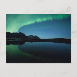 Noordelijke lichten briefkaart