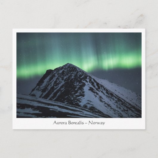 Noordelijke lichten briefkaart (Voorkant)