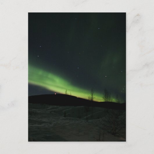 Noordelijke lichten briefkaart (Voorkant)