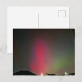 Noordelijke lichten briefkaart (Voorkant / Achterkant)