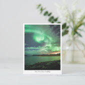 Noordelijke lichten briefkaart (Staand voorkant)