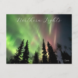 Noordelijke lichten - Briefkaart