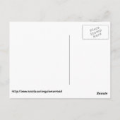 Noordelijke Lichten - briefkaart aan de zwarte gre (Achterkant)