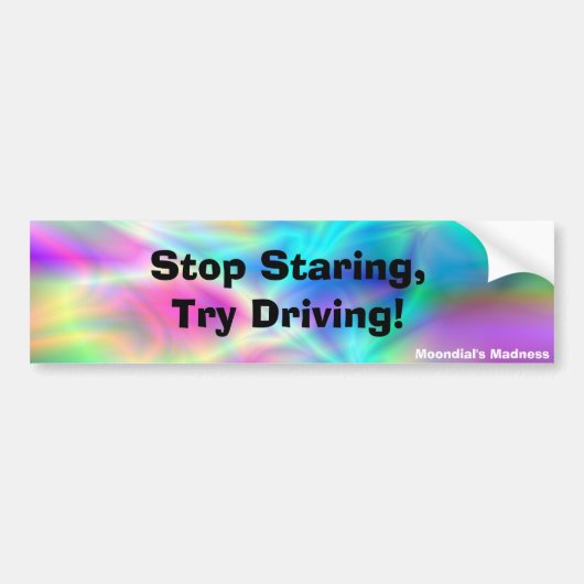 Noordelijke lichten bumpersticker (Voorkant)