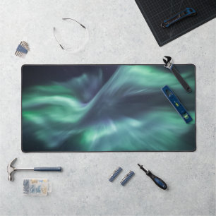 Noordelijke lichten bureaumat