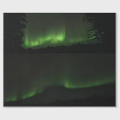Noordelijke lichten cadeaupapier (Vlak)