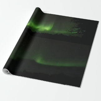 Noordelijke lichten cadeaupapier