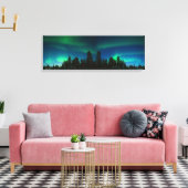 Noordelijke lichten canvas afdruk (Insitu (Woonkamer))