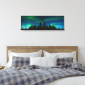 Noordelijke lichten canvas afdruk (Insitu (Slaapkamer))