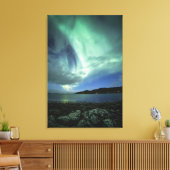 Noordelijke lichten canvas afdruk (Insitu (Woonkamer))