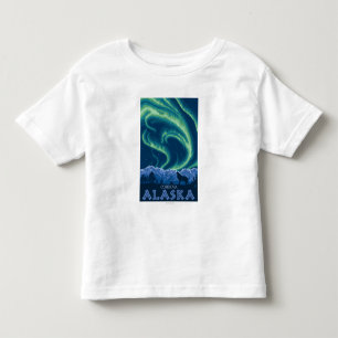 Noordelijke lichten - Cordova, Alaska Kinder Shirts