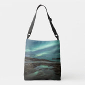 Noordelijke lichten crossbody tas (Achterkant)