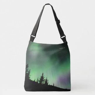 Noordelijke lichten crossbody tas